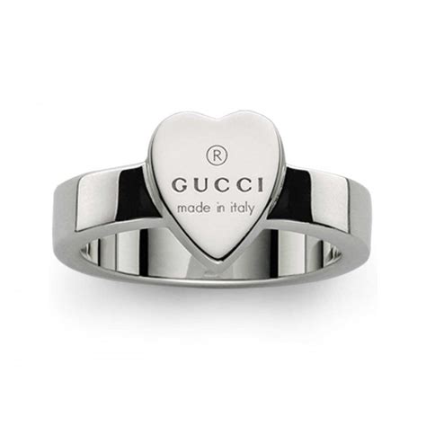 gucci cross ring with heart|Gucci heart bracelet with trademark.